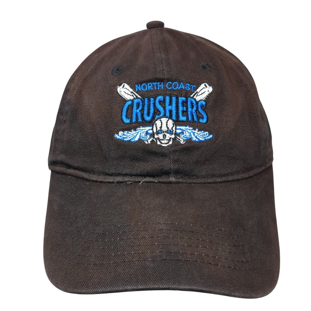 North Coast Crushers Slideback Baseball Cap Black One Size Adjustable Queensboro